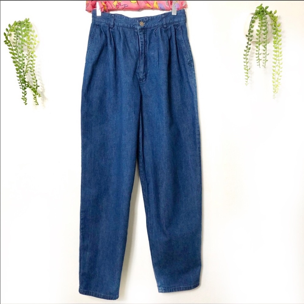 Vtg Calvin Mom Jeans with Pleats